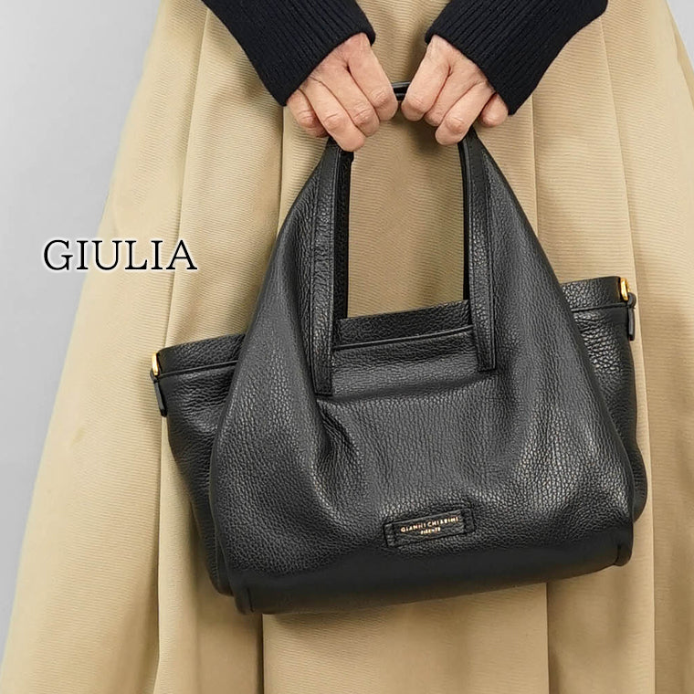 GIANNI CHIARINI レディース トートバッグ GIULIA BS11295 GRN NERO ブラック 001