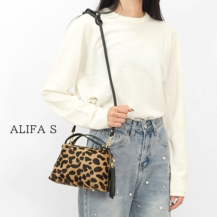 GIANNI CHIARINI レディース ショルダーバッグ ALIFA S BS8145 CAV PL LEO NERO 11865