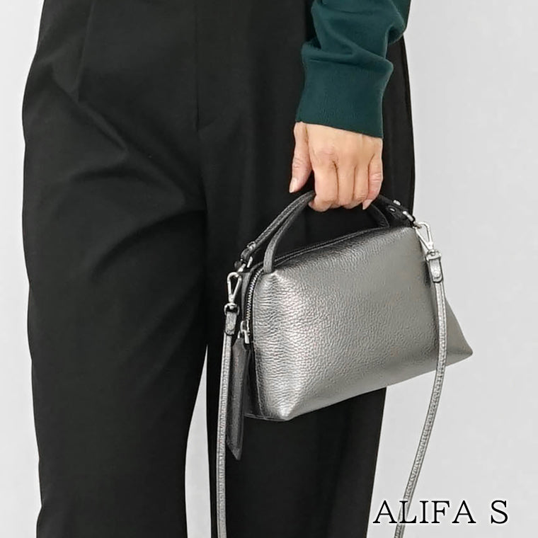 GIANNI CHIARINI レディース ショルダーバッグ ALIFA S BS8145 COMM GRN LM CITY NOIRE 14168