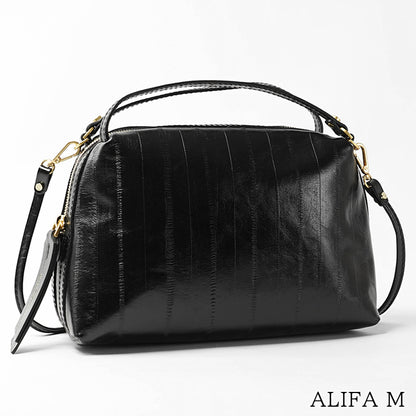 GIANNI CHIARINI レディース ショルダーバッグ ALIFA M BS8258 EEL NERO ブラック 001