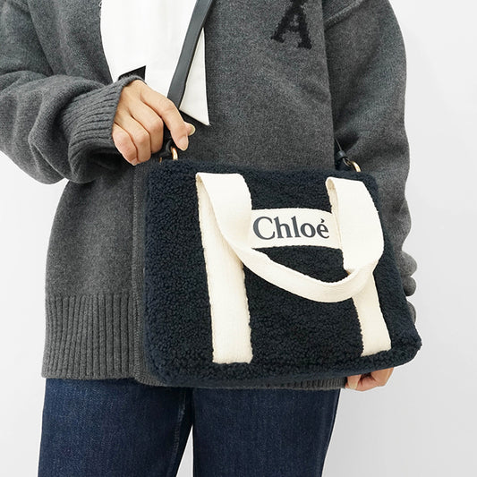 Chloe KIDS キッズ ショルダーバッグ C20688 NAVY ネイビー 859