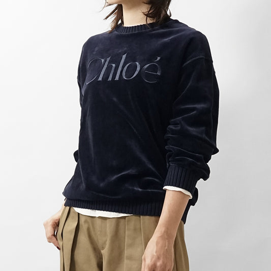 Chloe KIDS キッズ スウェットシャツ C21285 NAVY ネイビー 859