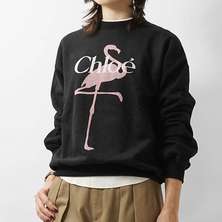 Chloe KIDS キッズ スウェットシャツ C21286 NERO ブラック 09B
