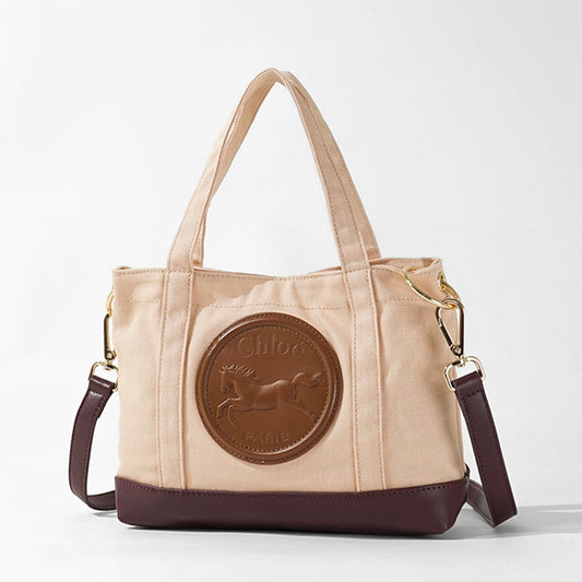 Chloe KIDS キッズ トートバッグ C21322 TOASTED ALMOND ベージュ 20E