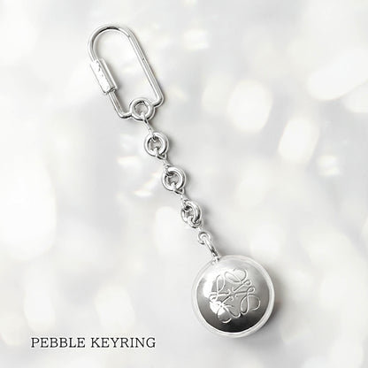 LOEWE レディース キーリング PEBBLE KEYRING C621232XFR PLATA SILVER シルバー 1160