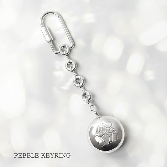 LOEWE レディース キーリング PEBBLE KEYRING C621232XFR PLATA SILVER シルバー 1160