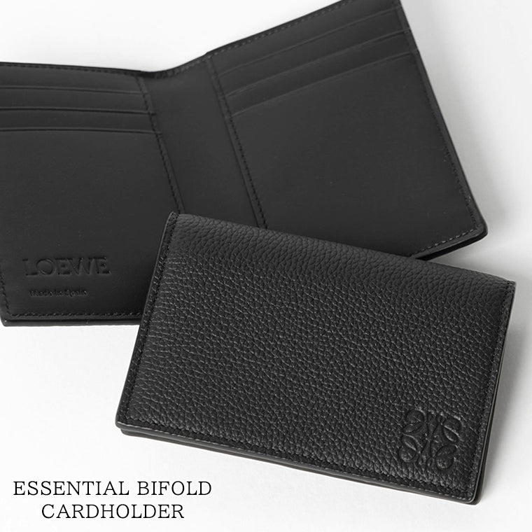 LOEWE メンズ レディース カードケース ESSENTIAL BIFOLD CARDHOLDER C660144X03 BLACK ブラック 1100