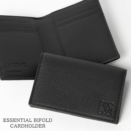 LOEWE メンズ レディース カードケース ESSENTIAL BIFOLD CARDHOLDER C660144X03 BLACK ブラック 1100