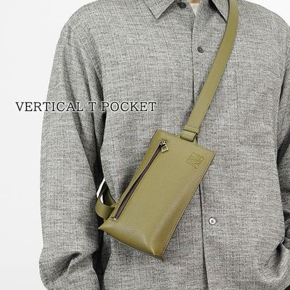 LOEWE メンズ ワンショルダーバッグ VERTICAL T POCKET C660P02X01 OLIVE オリーブ 8795