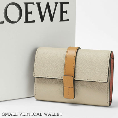 LOEWE レディース 3つ折り財布 SMALL VERTICAL WALLET C660S86X04 LIGHT OAT HONEY ライトオーツ ハニー 2463