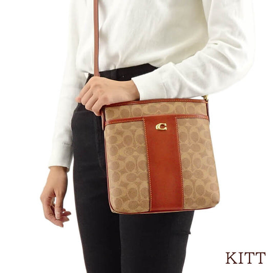 COACH レディース ショルダーバッグ KITT CC533 B4NQ4 タン ラスト TAN RUST
