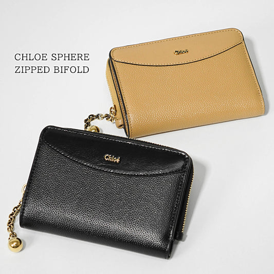 Chloe レディース 2つ折り財布 CHLOE SPHERE ZIPPED BIFOLD CH25AP981P85 CH25AP981P88 2カラー