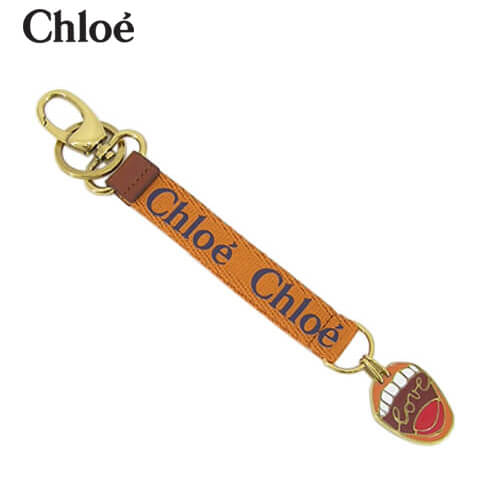 Chloe レディース キーホルダー WOODY CHC21UK011AM2 DEEP FOREST 3H7