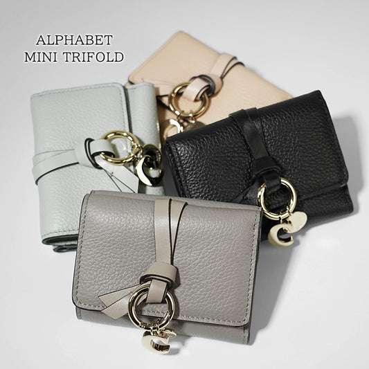 Chloe レディース 3つ折り財布 ALPHABET MINI TRIFOLD CHC21WP946F57 4カラー