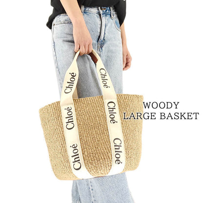 Chloe レディース バッグ WOODY LARGE BASKET CHC22SS380G55 WHITE ホワイト 101