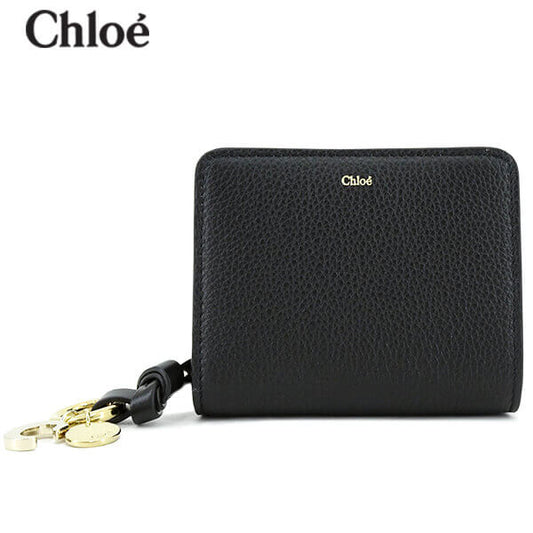 Chloe レディース 2つ折り財布 ALPHABET CHC22WP765F57 BLACK ブラック 001