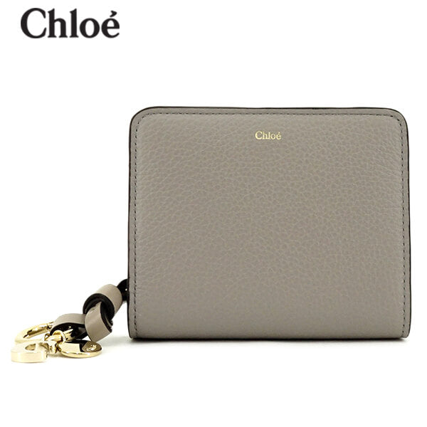 Chloe レディース 2つ折り財布 ALPHABET CHC22WP765F57 CASHMERE GREY グレー 053