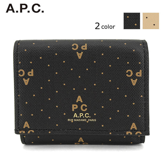 A.P.C. レディース 3つ折り財布 LOIS スモールコンパクトウォレット COGFA F63453 2カラー