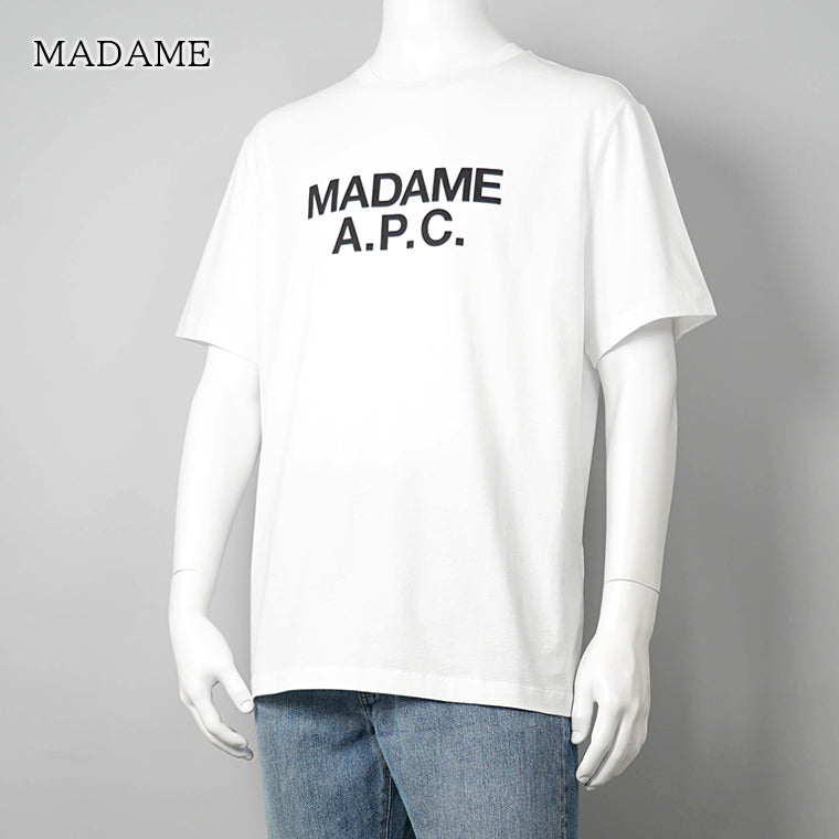 A.P.C. メンズ Tシャツ MADAME COGYK M26462 WHITE ホワイト AAB