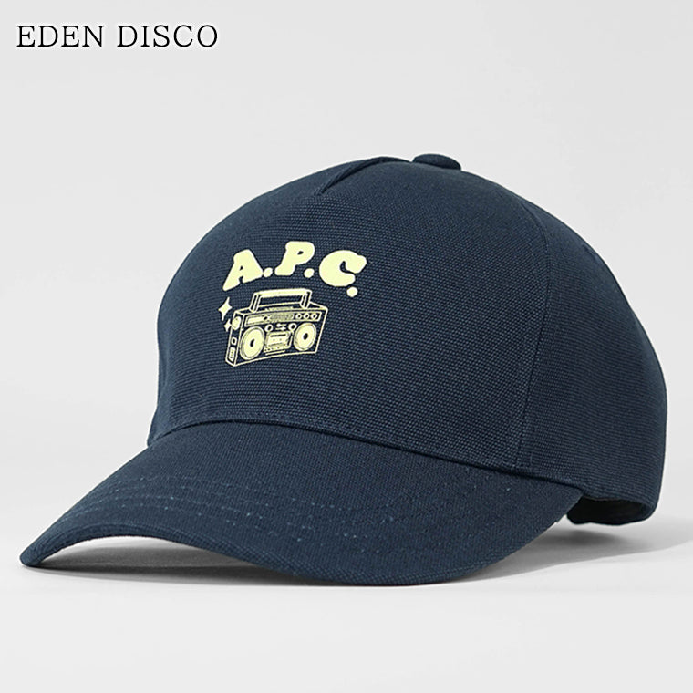 A.P.C. メンズ レディース キャップ EDEN DISCO COGYX M24162 DARK NAVY ネイビー IAK