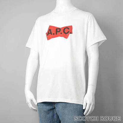A.P.C. メンズ Tシャツ SCOTCH ROUGE COHBM M26457 WHITE ホワイト AAB