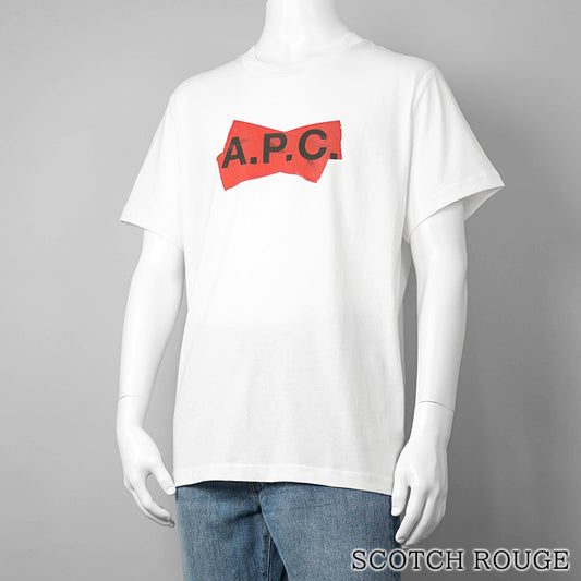 A.P.C. メンズ Tシャツ SCOTCH ROUGE COHBM M26457 WHITE ホワイト AAB