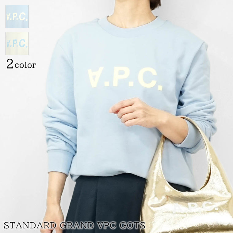 A.P.C. レディース スウェットシャツ STANDARD GRAND VPC GOTS COHBN M27907 2カラー
