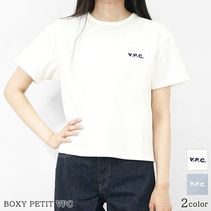【SUMMER FINAL SALE】 A.P.C. レディース Tシャツ BOXY PETIT VPC COHBQ F26390 2カラー