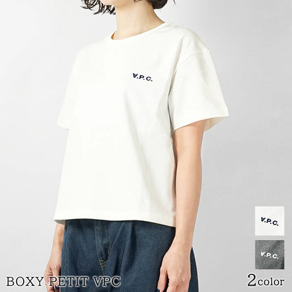 【SUMMER FINAL SALE】 A.P.C. レディース Tシャツ BOXY PETIT VPC COHBQ F26390 2カラー