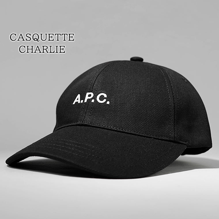 A.P.C. メンズ レディース キャップ CASQUETTE CHARLIE COHFK M24069 NOIR ブラック LZZ