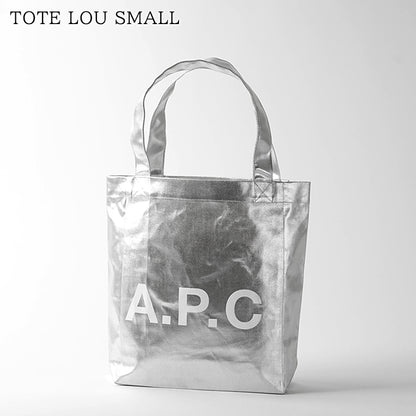 A.P.C. レディース メンズ トートバッグ TOTE LOU SMALL COHTM M67048 ARGENT シルバー RAB