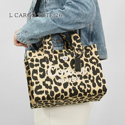COACH レディース トートバッグ L CARGO TOTE 26 CP769 LHWLH レオパード LEOPARD