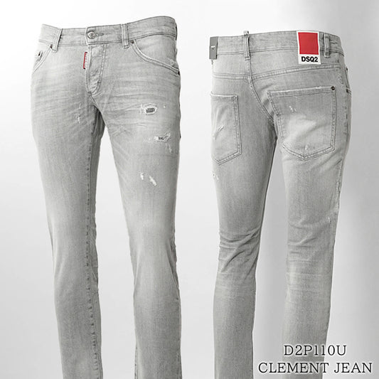 【SUMMER FINAL SALE】 DSQUARED2 KIDS キッズ ジーンズ D2P110U CLEMENT JEAN DQ01Q3 D0AFT ウォッシュグレー DQ03
