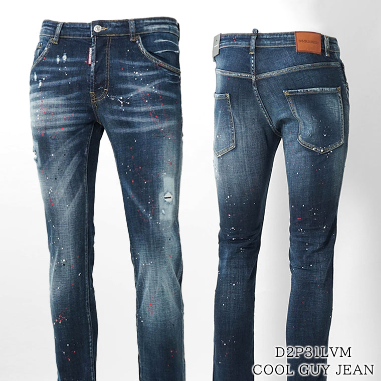 【SUMMER FINAL SALE】 DSQUARED2 KIDS キッズ ジーンズ D2P31LVM COOL GUY JEAN DQ0236 D0AFU ウォッシュブルー DQ01