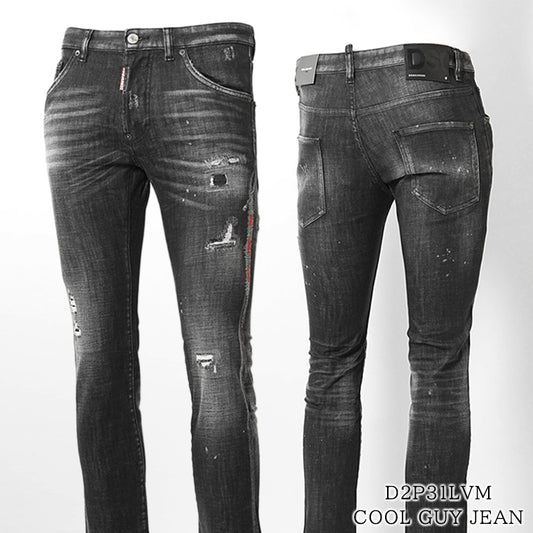 【SUMMER FINAL SALE】 DSQUARED2 KIDS キッズ ジーンズ D2P31LVM COOL GUY JEAN DQ0236 D0AFY ウォッシュブラック DQ02