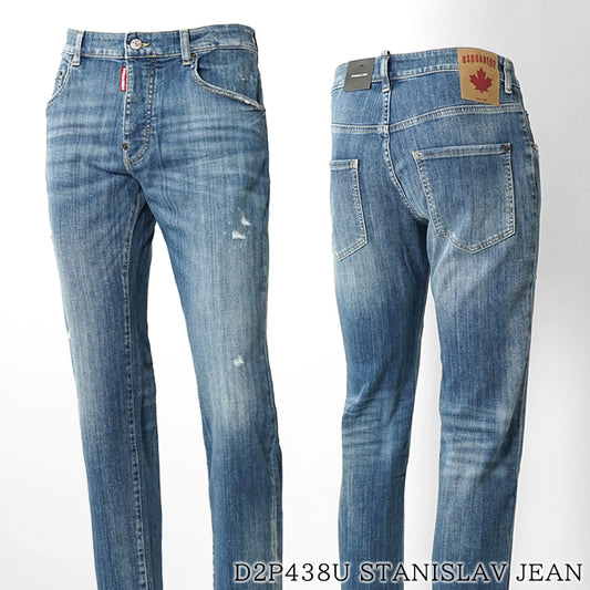 【SUMMER FINAL SALE】 DSQUARED2 KIDS キッズ ジーンズ D2P438U STANISLAV JEAN DQ0731 D0AFN ウォッシュブルー DQ01