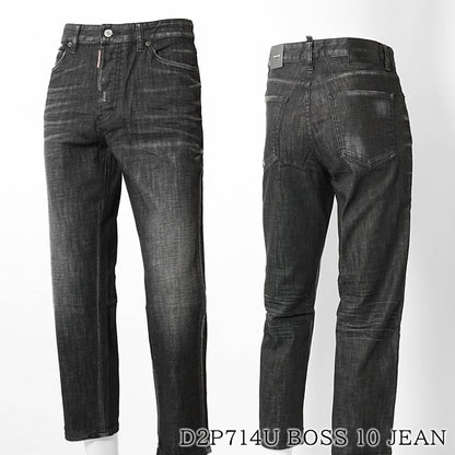 【SUMMER FINAL SALE】 DSQUARED2 KIDS キッズ ジーンズ D2P714U BOSS 10 JEAN DQ2241 D0ABS ウォッシュブラック DQ02
