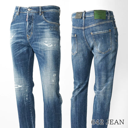 DSQUARED2 KIDS キッズ ジーンズ 642 JEAN DQ2252 D0AEM ウォッシュブルー DQ01