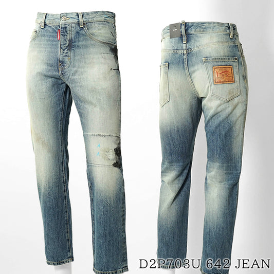 【SUMMER FINAL SALE】 DSQUARED2 KIDS キッズ ジーンズ D2P703U 642 JEAN DQ2252 D0AFZ ウォッシュブルー DQ01