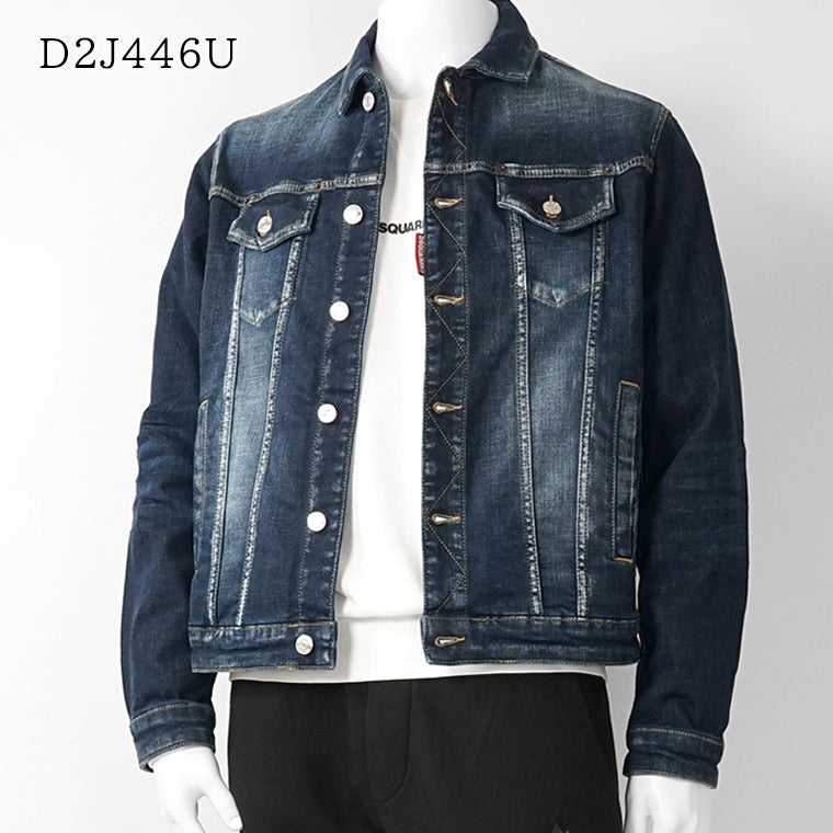 DSQUARED2 KIDS キッズ デニムジャケット D2J446U DQ2254 D0AES ウォッシュブルー DQ01