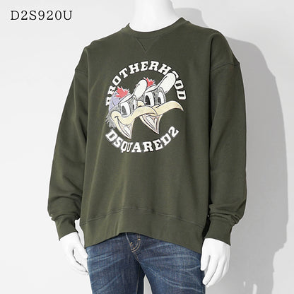 DSQUARED2 KIDS キッズ スウェットシャツ D2S920U DQ3003 D0AEY カーキ DQ518