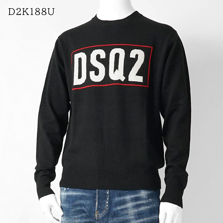 DSQUARED2 KIDS キッズ ニット D2K188U DQ3071 D0AFF ブラック DQ900