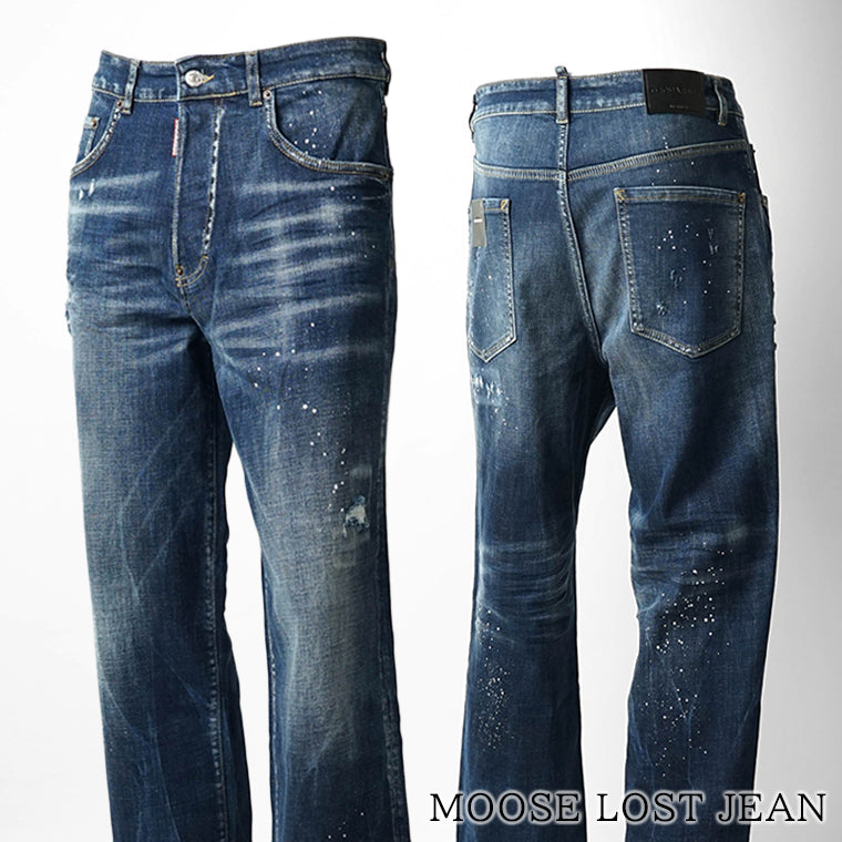 DSQUARED2 KIDS キッズ ジーンズ MOOSE LOST JEAN DQ3082 D0AEJ ウォッシュブルー DQ01