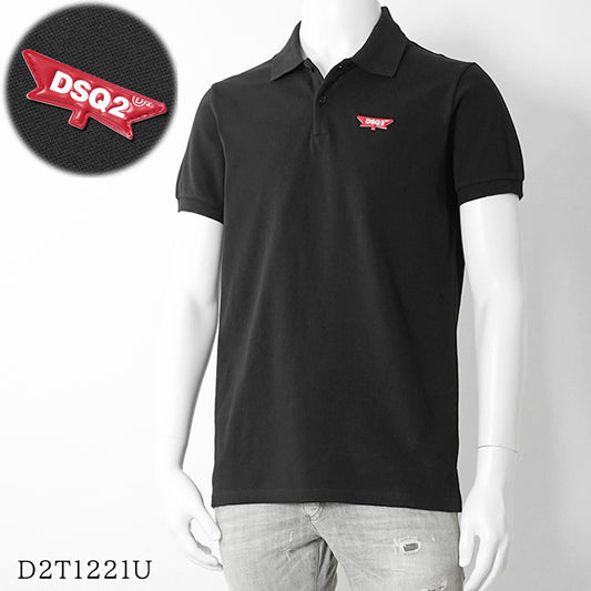 【SUMMER FINAL SALE】 DSQUARED2 KIDS キッズ ポロシャツ D2T1221U DQ3175 D0AGD ブラック DQ900