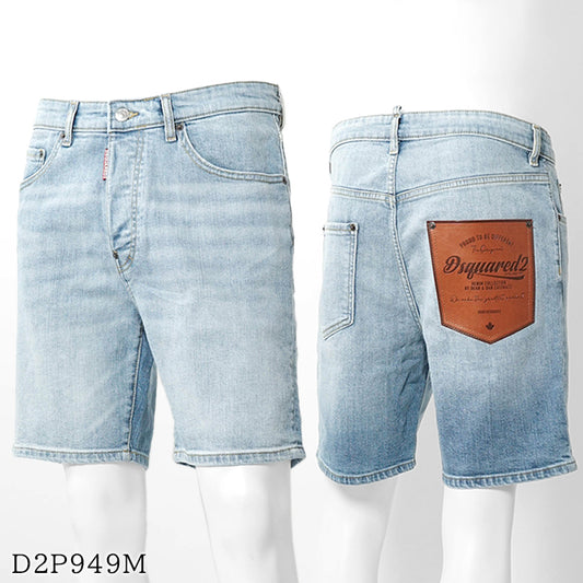 【SUMMER FINAL SALE】 DSQUARED2 KIDS キッズ デニムショートパンツ D2P949M DQ3213 D0AF3 ウォッシュライトブルー DQ01