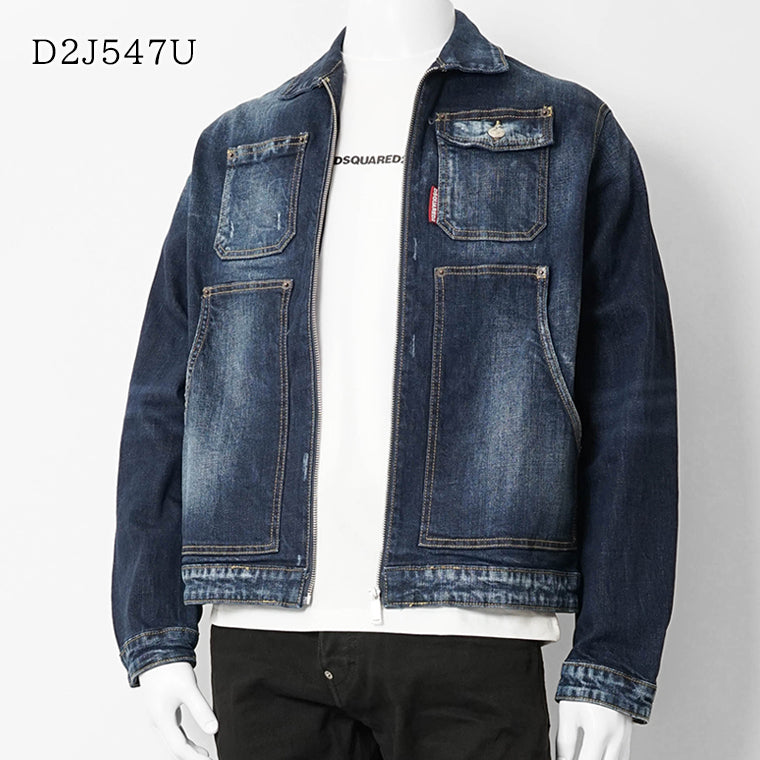 DSQUARED2 KIDS キッズ デニムジャケット D2J547U DQ3239 D0AFS ウォッシュブルー DQ01