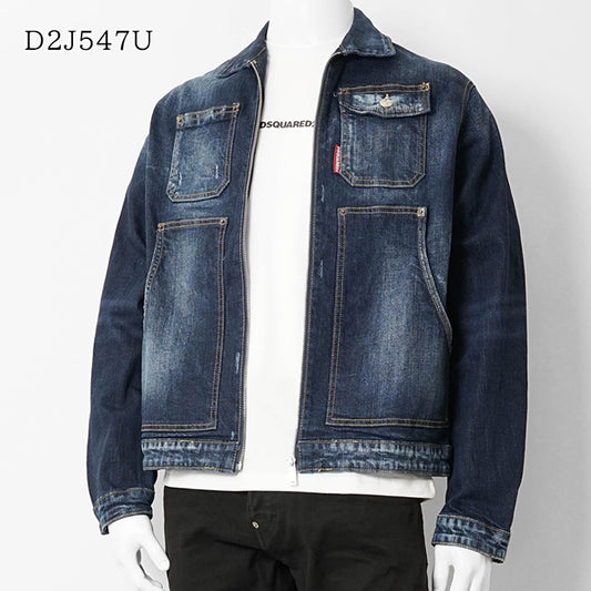 DSQUARED2 KIDS キッズ デニムジャケット D2J547U DQ3239 D0AFS ウォッシュブルー DQ01