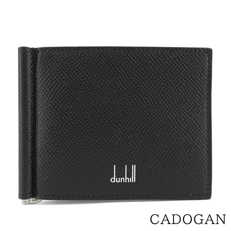 dunhill メンズ マネークリップ折財布 CADOGAN 6CC MONEY CLIP BILLFOLD WALLET DU19R2810CA BLACK ブラック 001