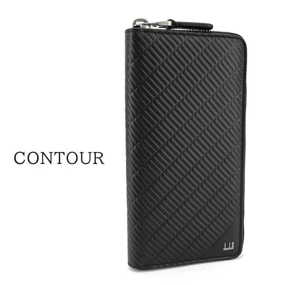 dunhill メンズ 長財布 CONTOUR ZIP COAT WALLET DU24R2180PX BLACK ブラック 001