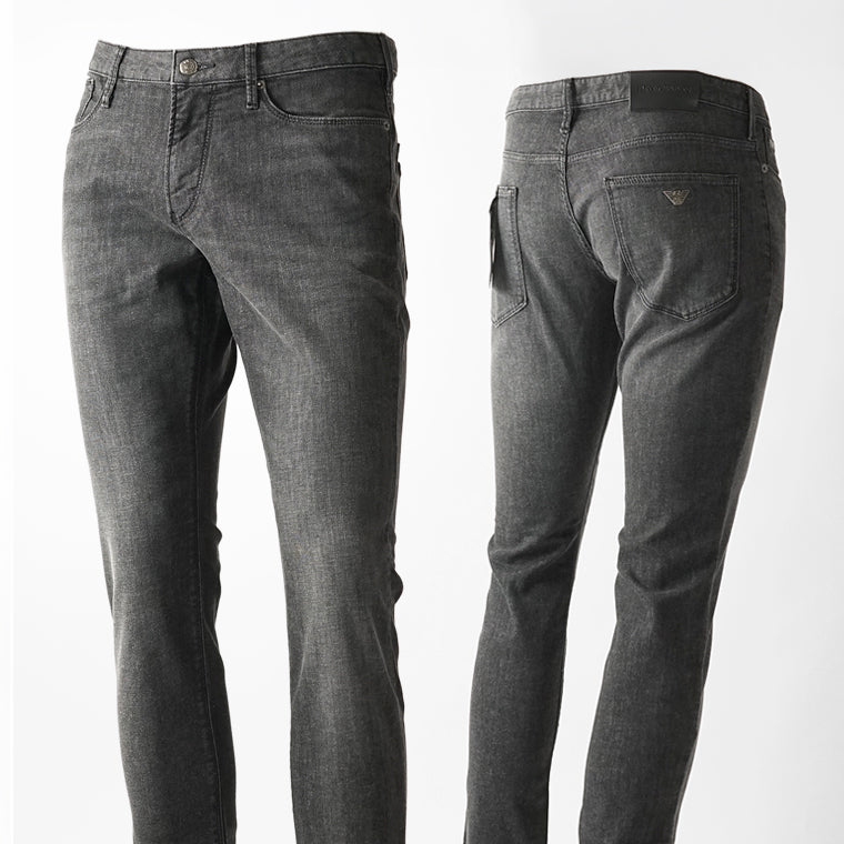 EMPORIO ARMANI メンズ ジーンズ EM000121 AF23022 MEDIUM GREY DENIM ウォッシュグレー M8001